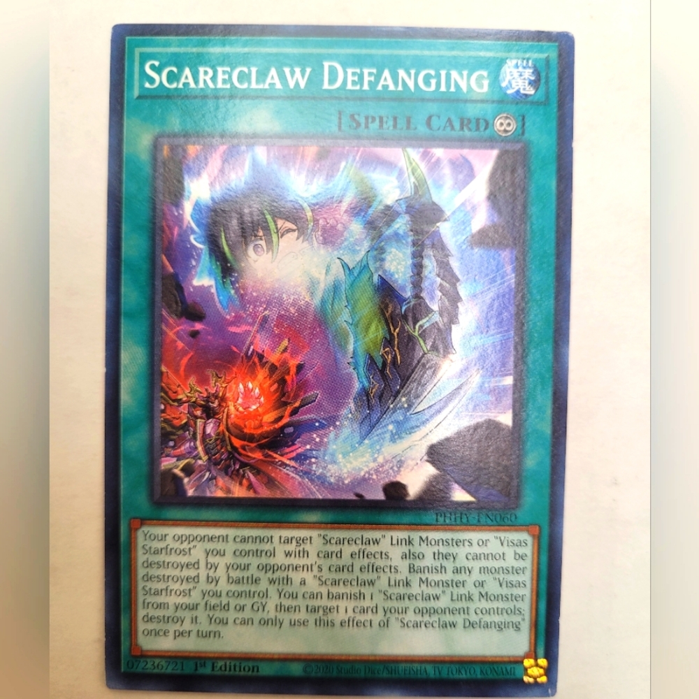 Classic Photon Hypernova Scareclaw Defanging PHHY-EN060 Yu-gi-oh Spell Card